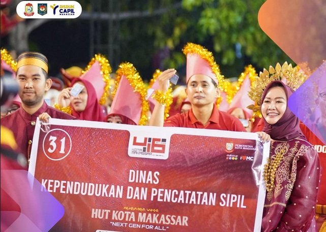 Disdukcapil Meriahkan HUT Kota Makassar 416