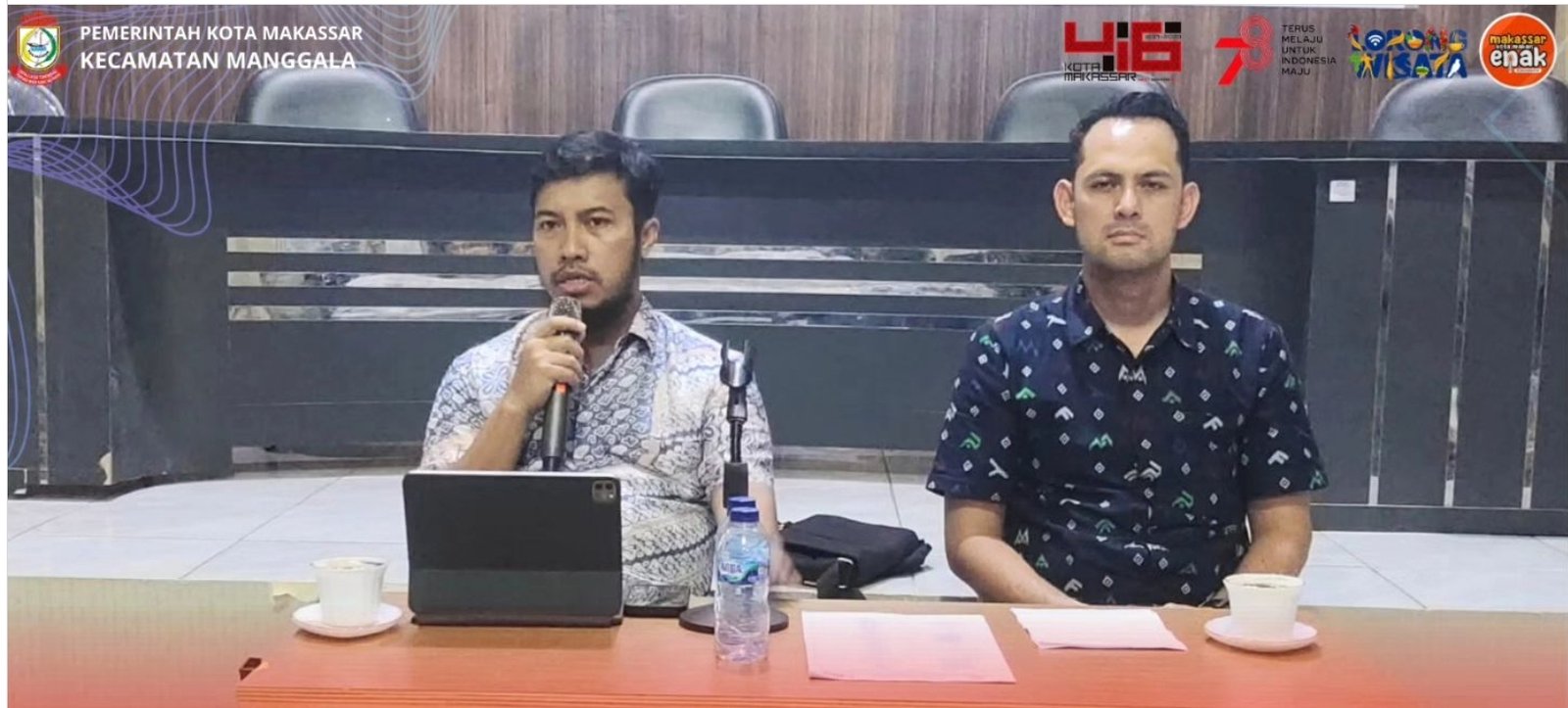 Camat dan Sekcam Manggala