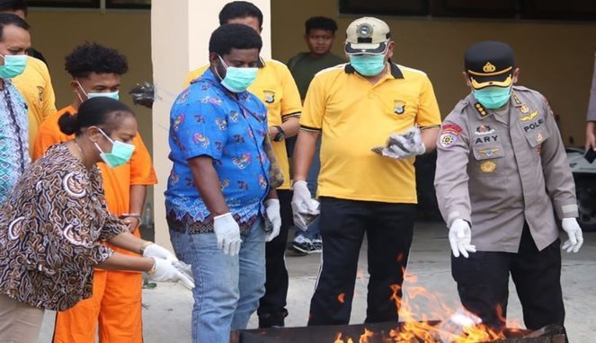 pemusnahan barang bukti