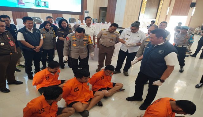 Tersangka jaringan internasional sabu-sabu diamankan polisi