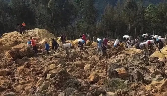 Bencana Longsor yang Melanda Papua Nugini 300 Orang Tewas