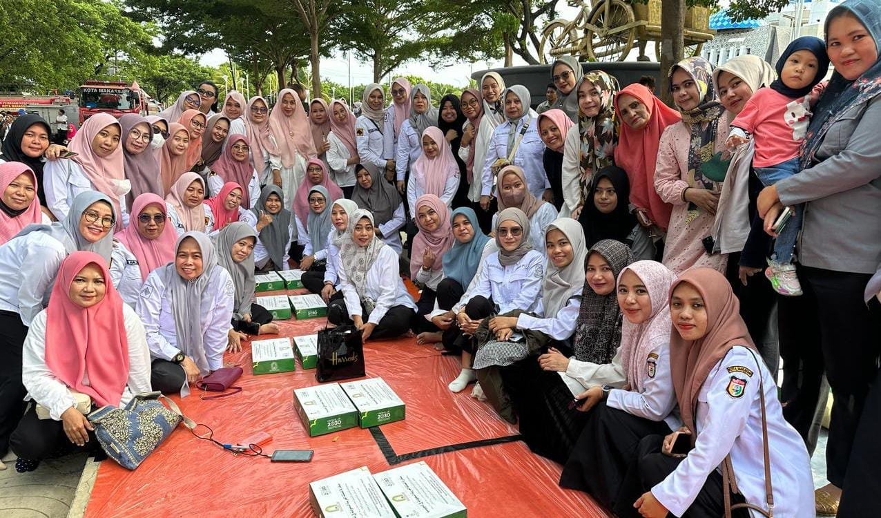 Dinas PU Makassar Hadiri Buka Puasa Terpanjang Rekor Muri