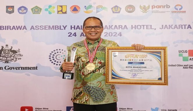 Pemkot Makassar Mengukir Sejarah dengan Juara Satu SPM Awards 2024