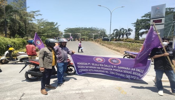 Pecat Sepihak, Hotel Gammara Tolak Bayar Pesangon! Buruh Melawan!