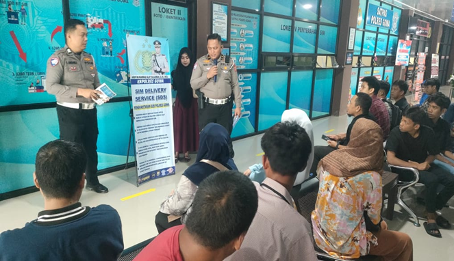 Polres Gowa Luncurkan SIM Delivery Service, SIM Langsung Diantar ke Rumah!
