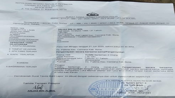 Kapolres Bone Diduga Lamban, Keluarga Korban Teriakkan Keadilan