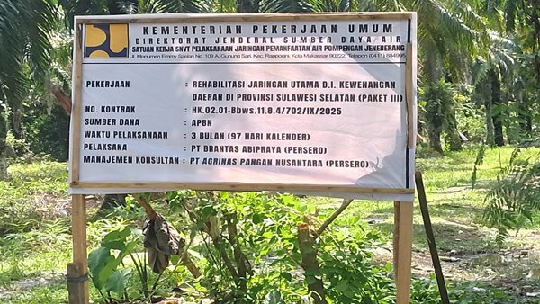 Terendus Proyek Siluman di Bone Bone, Pelaksana Diduga Abaikan Aturan Keterbukaan Publik