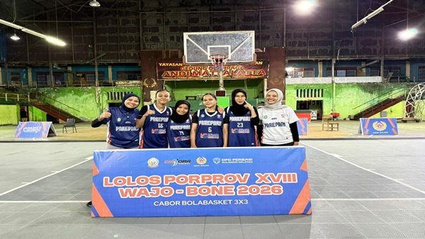 Tim Putra dan Putri Basket Parepare Sukses Tembus Porprov Sengkang–Bone