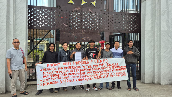 Hibah Masjid Rp400 Juta Dilaporkan ke Kejati Sulsel, Massa Seret Nama Ketua TAPD untuk Diperiksa