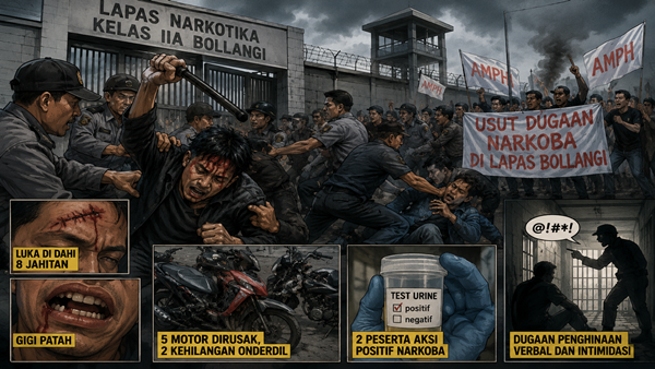 Luka, Gigi Patah hingga Rahang Bergeser! Kericuhan Lapas Bollangi Bikin Publik Murka
