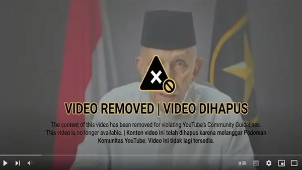 Komdigi Bertindak, Video Amien Rais ‘Skandal Istana’ Resmi Dihapus dari Platform