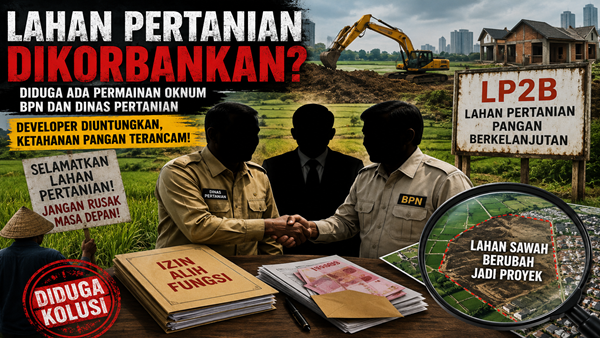 Dugaan Permainan Lahan Pertanian di Sulsel Meledak, PRI Minta Audit Total dan Copot Oknum