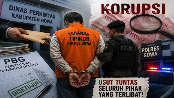 Setelah Kadis Jadi Tersangka, Siapa Penghubung di Balik Pengurusan PBG Gowa?