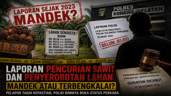Gugatan Perdata Dicabut, Mengapa Laporan Pidana Dugaan Penyerobotan Lahan Belum Jelas?