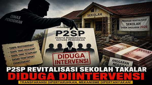 Revitalisasi Sekolah Takalar Disorot, Dugaan Campur Tangan dalam P2SP Mencuat