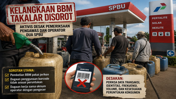 Kapolres Takalar Didesak Turun Tangan, Dugaan Permainan Barcode BBM di Dua SPBU Disorot