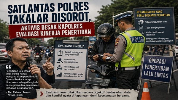 Satlantas Takalar Jadi Sorotan, Intensitas Penertiban Dipertanyakan