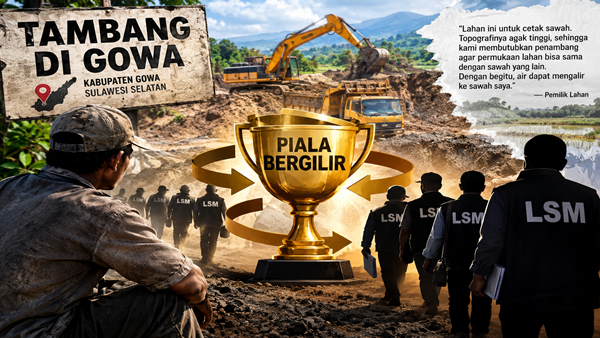 Penambang Gowa Klaim Jadi “Piala Bergilir”, Oknum LSM Silih Berganti Muncul