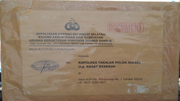 Hasil Otopsi Ditunggu Keluarga, Kasat Reskrim Polres Takalar Hanya Baca Pesan